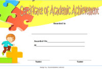 Math Achievement Certificate Template 8