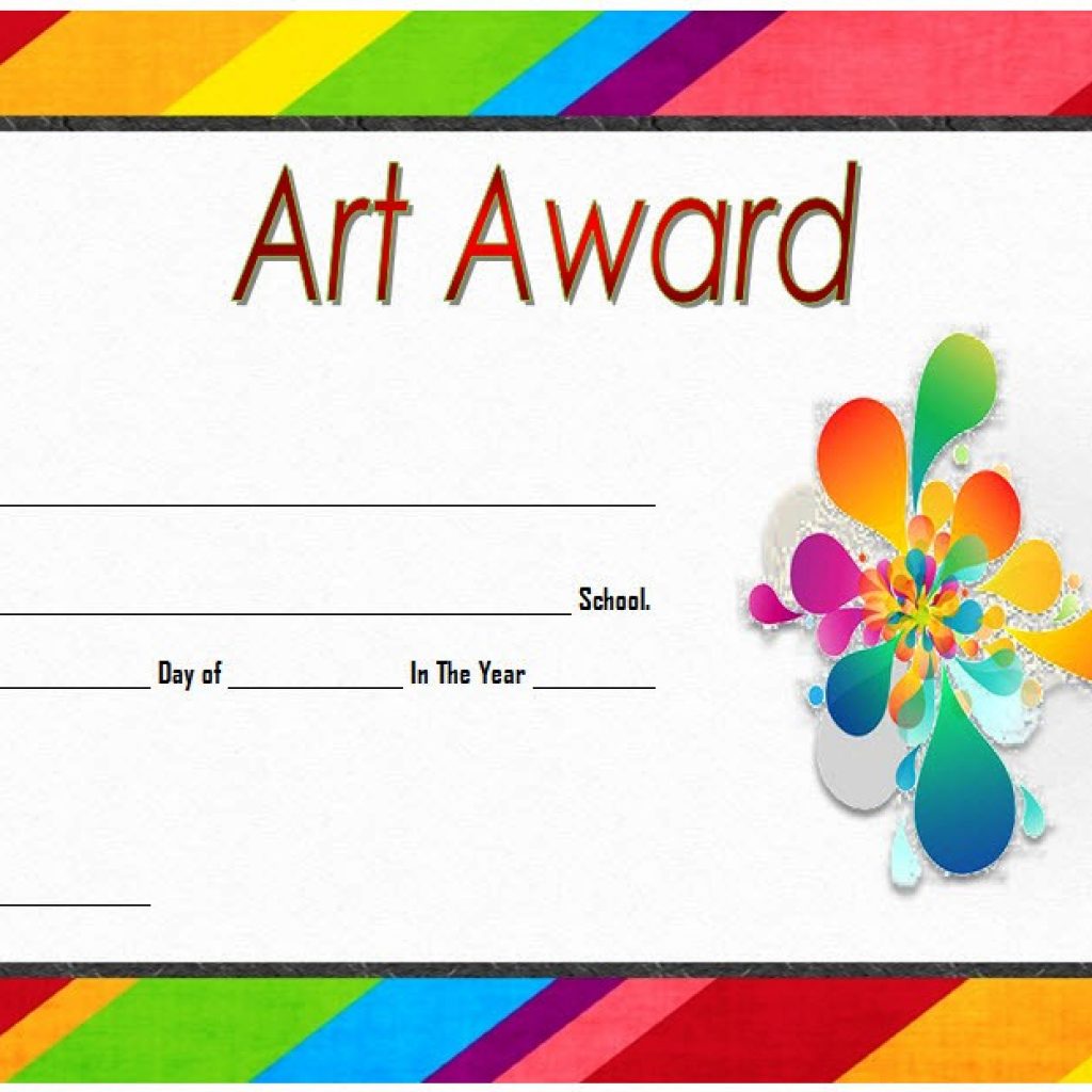 FRENZY Art Award Certificate Template FREE 10  Best Ideas