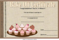 Bake Off Certificate Template 7