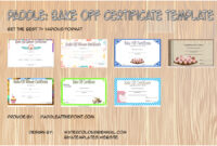 Bake Off Certificate Templates Paddle