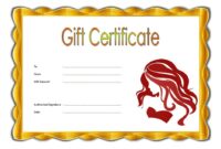 Beauty Salon Gift Certificate 4