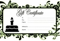 Happy Birthday Gift Certificate 2
