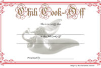 Chili Cook Off Certificate Template 9