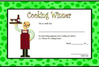 Cooking Competition Certificate Template 4