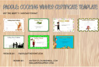Cooking Competition Certificate Templates