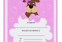 Dog Birth Certificate Template 1