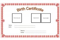 Dog Birth Certificate Template 4