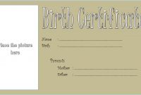 Dog Birth Certificate Template 8