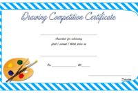 Drawing Competition Certificate Template 3