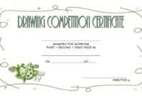 Drawing Competition Certificate Template 4