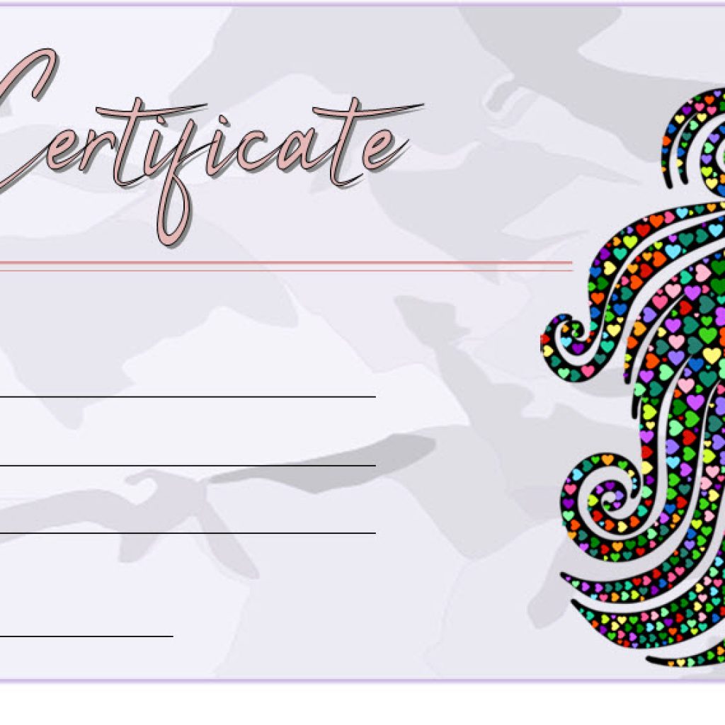 Hair Gift Certificate Template Free