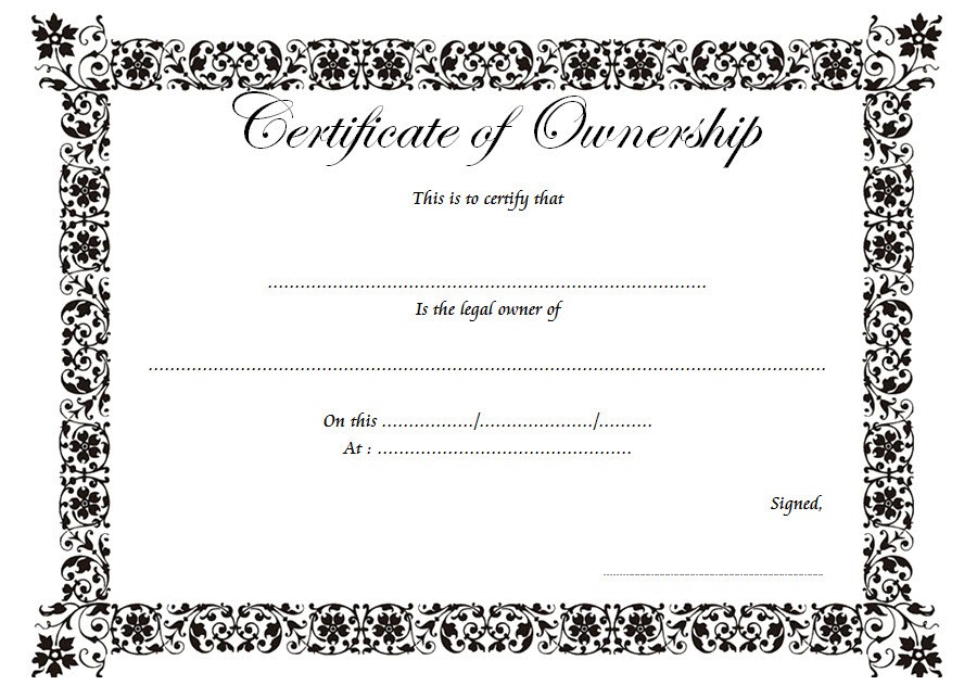 ownership certificate templates, property ownership certificate template, certificate of stock ownership template, certificate of ownership form, pet ownership certificate template, free printable certificate of ownership, transfer of ownership certificate template, letter of ownership template, llc certificate of ownership template, certificate of ownership of business, certificate of ownership house