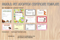 Pet Adoption Certificate Templates Paddle