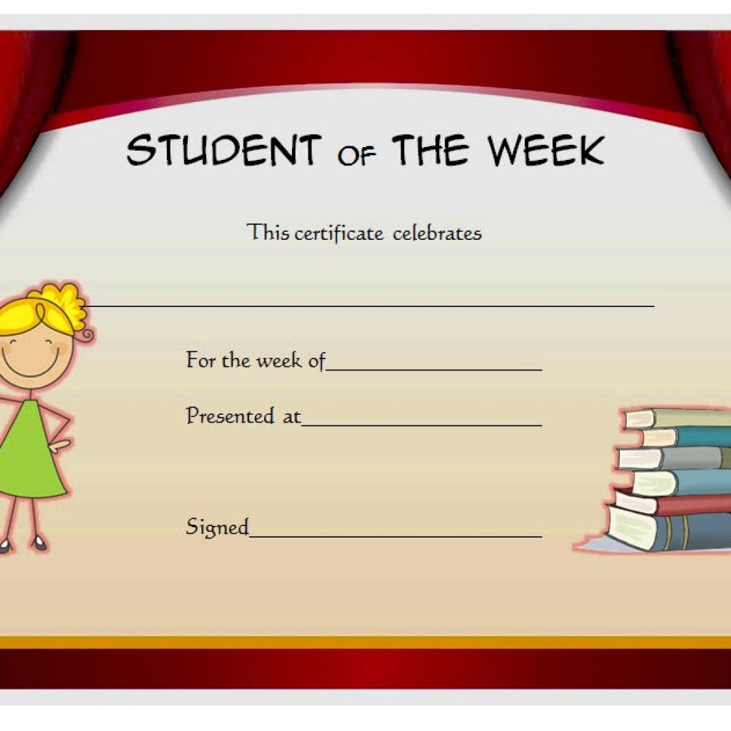 student-of-the-week-certificate