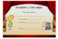 Student of The Week Template 2