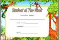Student of The Week Template