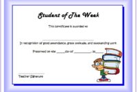 Student of The Week Template 4