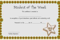 Student of The Week Template 5