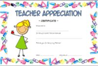 Teacher Appreciation Certificate Template 5