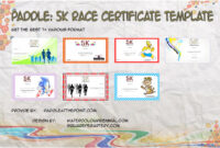 5K Certificate Templates by Paddle