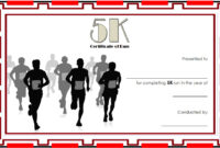 5K Race Certificate Template 6