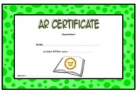 AR Certificate Template 1