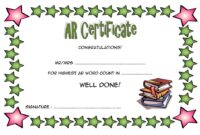 AR Certificate Template