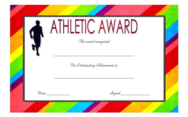 Athletic Award Certificate 4 Paddle Templates Athletic Award Certificate 4 Paddle Templates