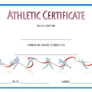 Athletic Award Certificate Template - 10+ Best Designs Free