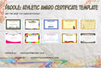 Athletic Award Certificate Templates by Paddle