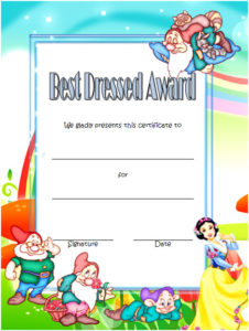 Best Dressed Certificate Template 2 | Paddle Templates