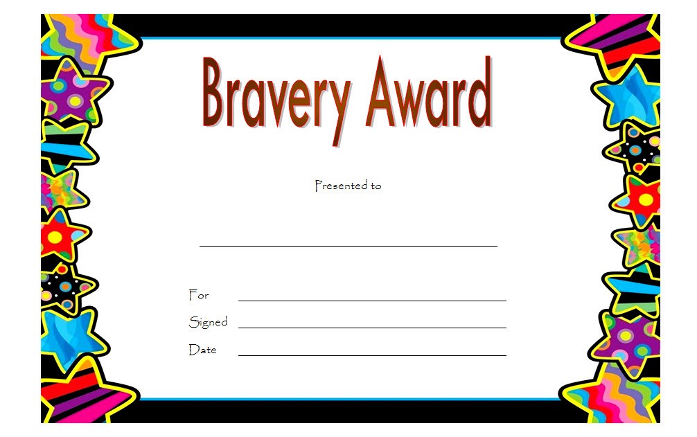 Bravery Certificate Templates 10 Best Template Ideas