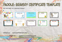 Bravery Certificate Templates by Paddle
