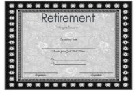 Certificate of Retirement 9