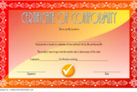 Conformity Certificate Template 2