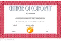 Conformity Certificate Template 4