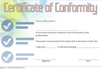 Conformity Certificate Template 7