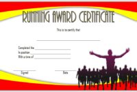 Editable Running Certificate 5