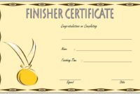 Finisher Certificate 3