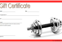 Fitness Gift Certificate Template 7