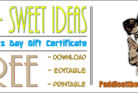 Gift Certificate for Mothers Day (FREE 10 Sweet Template Ideas) by Paddle