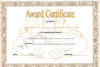 Math Award Certificate Template 7