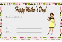 Mother’s Day Gift Certificate Template 2