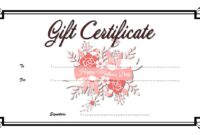 Mother’s Day Gift Certificate Template 6