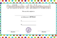Netball Certificate Template 8