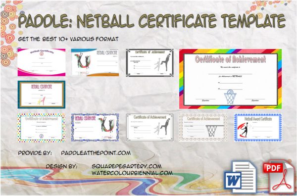 Netball Certificate Templates - 10+ Great Template Designs