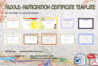 Participation Certificate Templates by Paddle