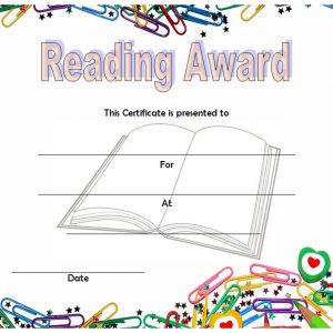 FREE Reader Award Certificate Templates - 5+ Best Ideas