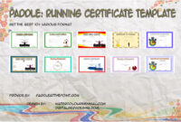 Get 10+ best of Editable Running Certificate for race competition, fun run participation, achievement, 5k, marathon finisher, or school with many formats!