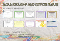 Scholarship Certificate Templates by Paddle